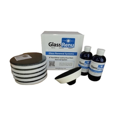 GlassRenu Hard Water Removal System  6 Inch